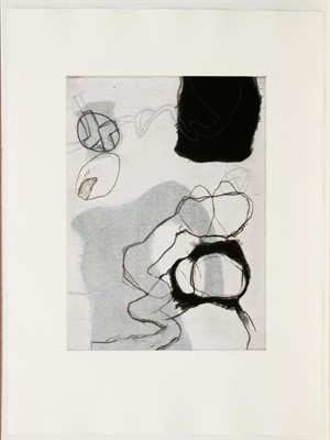 Edition Franz M&auml;der, Basel, 1992

ohne Titel, mit Zwischenblatt collagiert, 56 x 76cm, Auflage 15