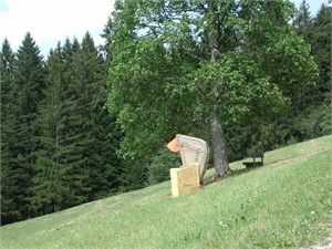 Klangraum, Heiligkreuz LU, 2003

Meersicht, mit Margrit Rieben, interaktiver Strandkorb mit Meerrauschen